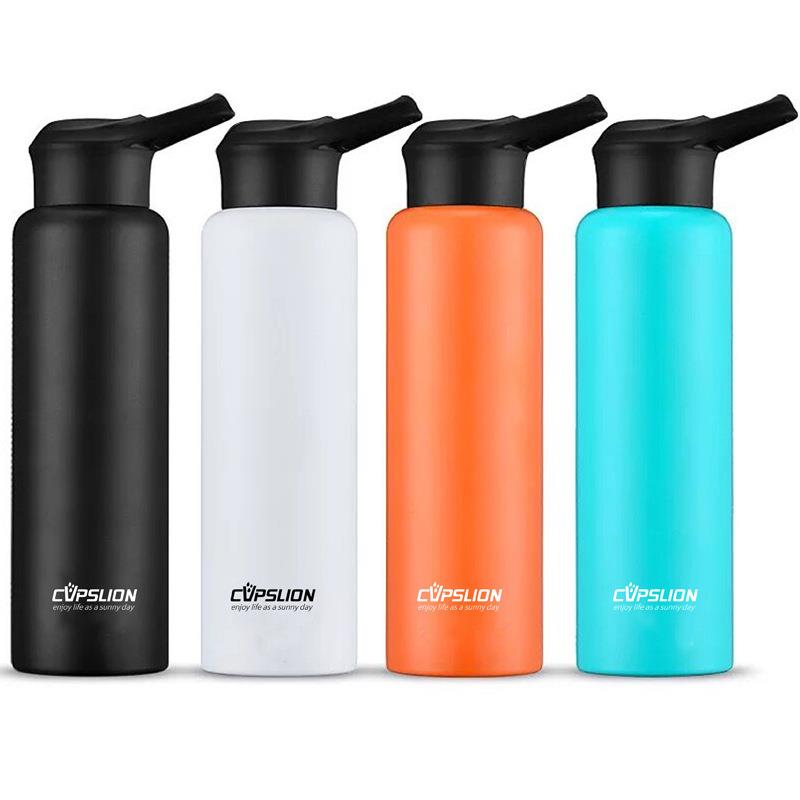 男女便携大容量直身杯户外运动水壶不锈钢保温杯圣诞节水杯定制