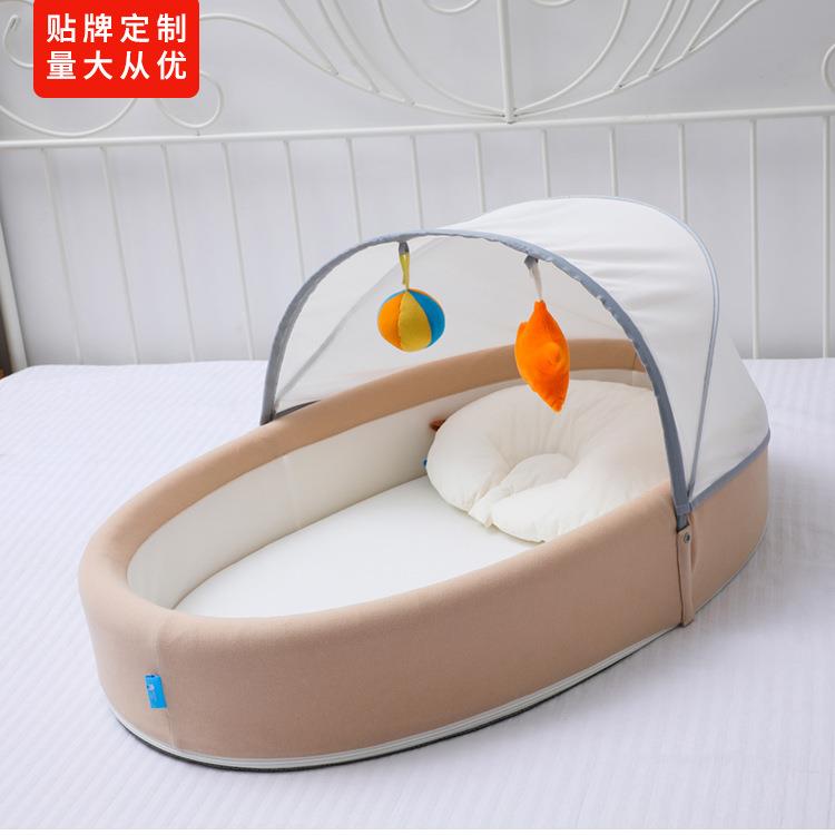 便携式床中床婴儿床可折叠新生儿小睡床移动仿生bb床上床防压定制