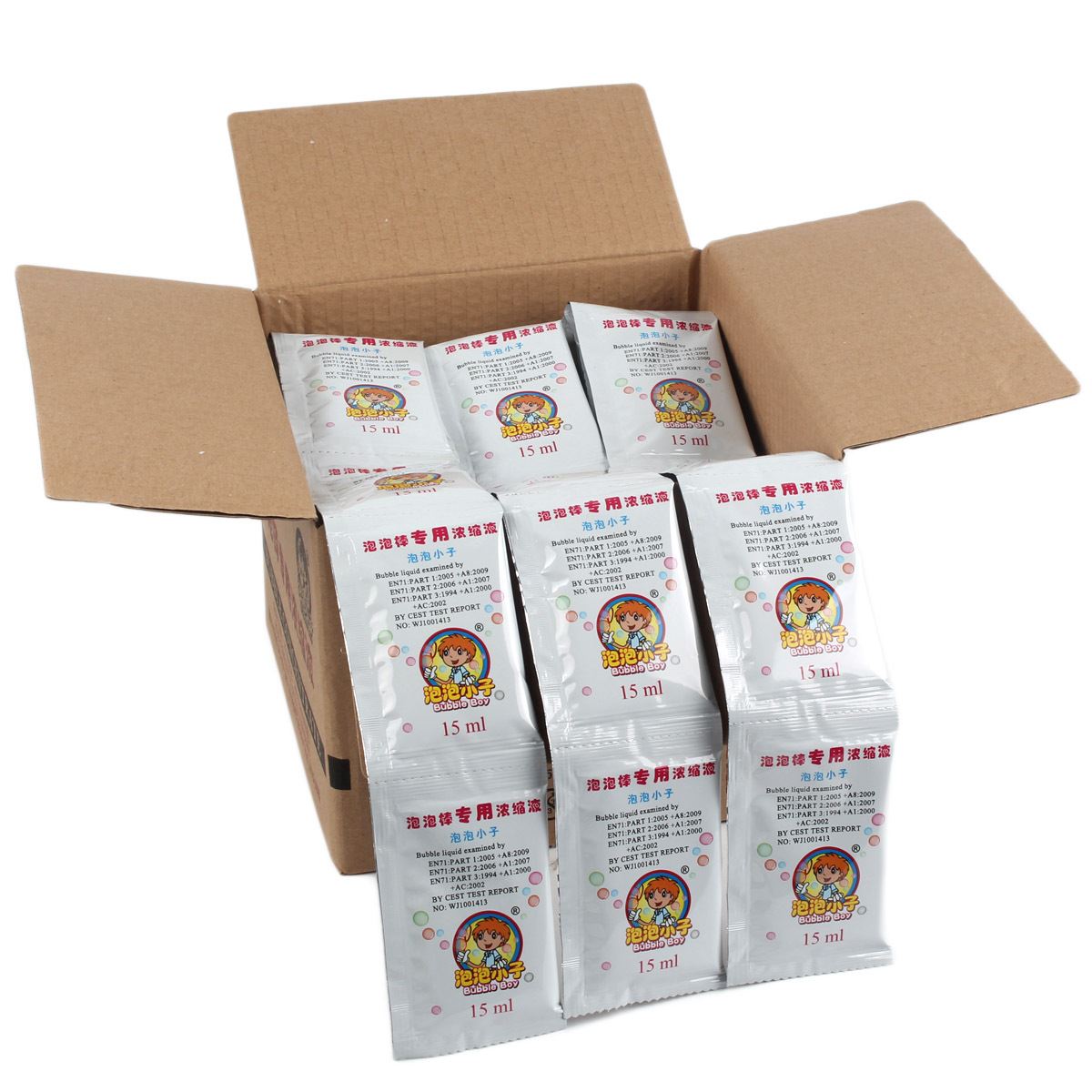 儿童吹泡泡玩具补充液袋装浓缩液泡泡水剑枪儿童亲子户外玩具