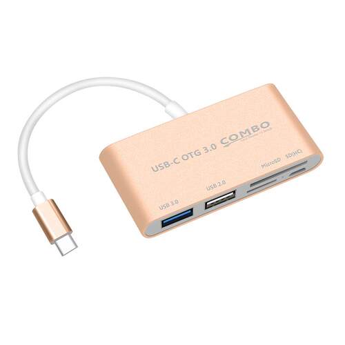 type-c otg hub转sd tf读卡器 安卓 usb c多合一 扩展坞定制