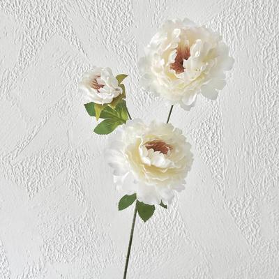 高档3头牡丹花 仿真花芍药 婚庆婚礼堂桌花插花排 拍摄道具假花材