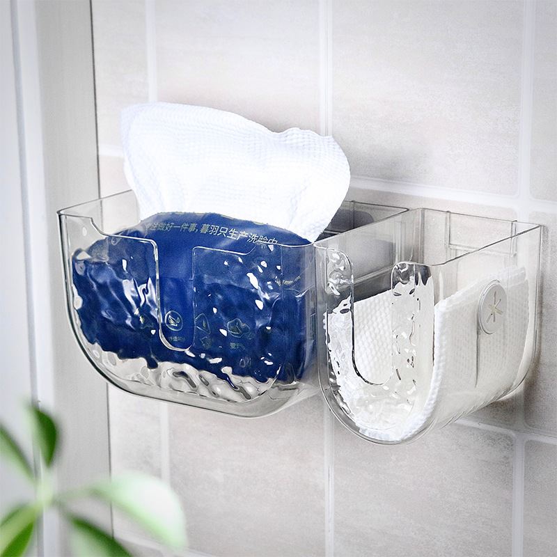 ins简约纸巾盒透明防尘带盖抽纸盒家用洗脸巾儿童湿纸巾存放盒