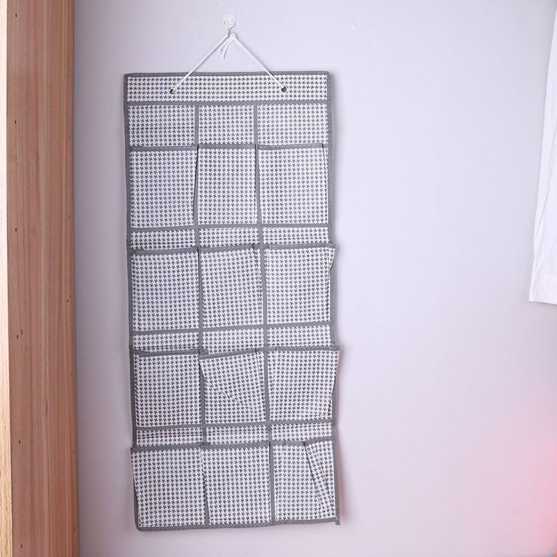 一片挂袋斜插袋门后挂袋杂物收纳袋鞋插袋