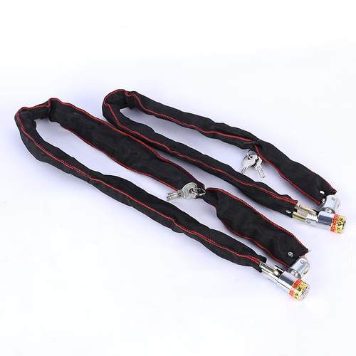 现货供应锁条锁门锁自行车锁长条金属链条锁功能电动车防盗链条锁