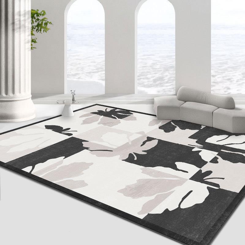 高级感地毯客厅沙发茶几毯轻奢新中式北欧简约现代抽象卧室满铺定