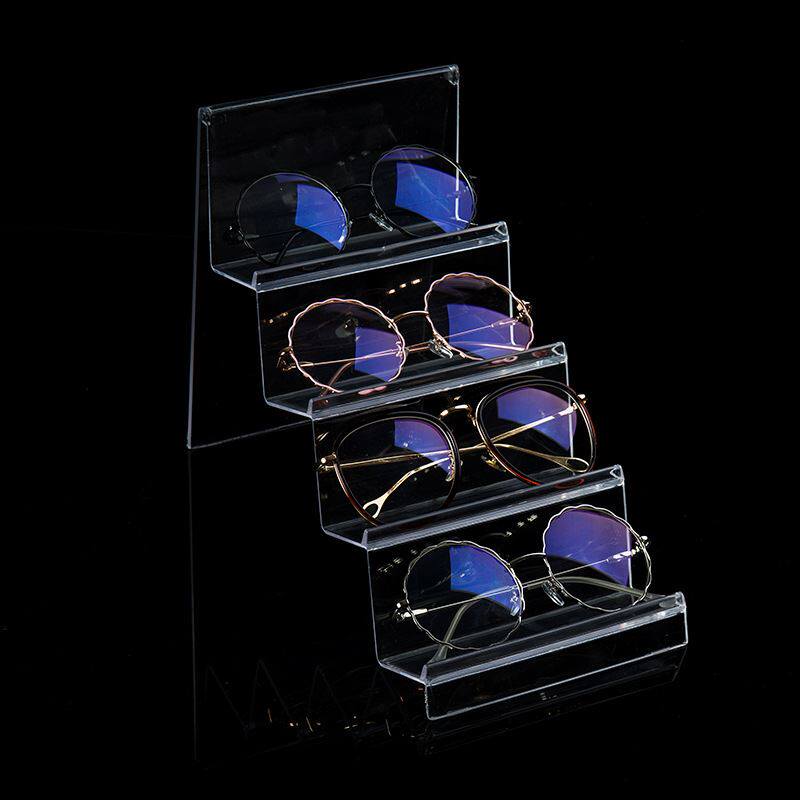 多层塑料眼镜展示架钱包架手机格子铺墨镜太阳镜近视眼镜展示货架
