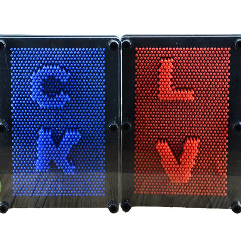 长方形塑料三维针画手印 手模克隆手掌模型针雕DIY百变针装饰摆件
