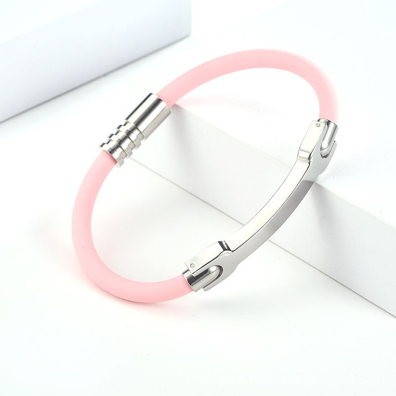 负硅胶手环户外篮球运动手腕带平衡手环可刻字