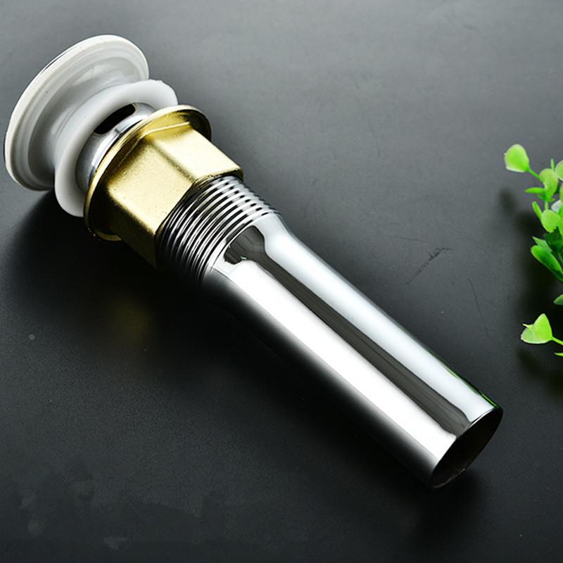 不锈钢电镀下水器 面盆下水套装 翻板弹跳 加厚下水器 防臭下水管