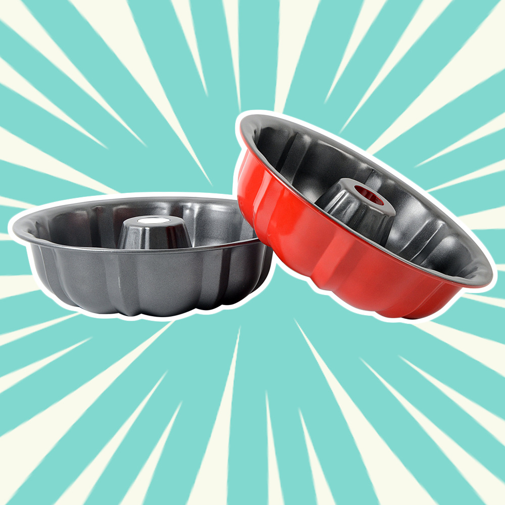 咕咕霍夫蛋糕模具 不沾碳钢戚风蛋糕模具烤箱烘培工具