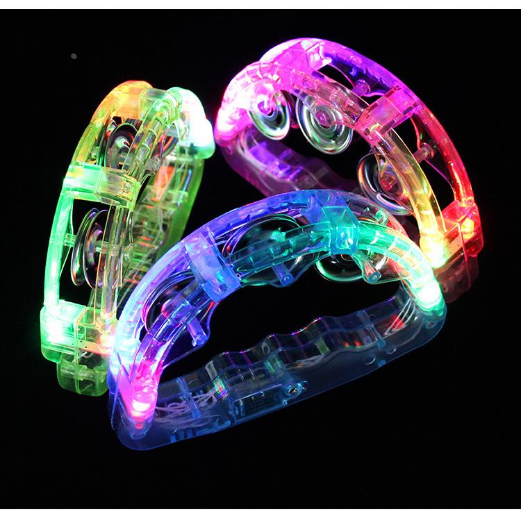 led七彩闪光摇铃成人发光手摇铃酒吧KTV 气氛发光道具手摇铃