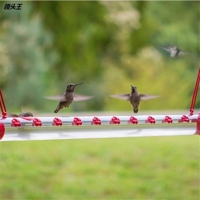 亚马逊新款蜂鸟喂食管 长管式蜂鸟喂食器Hummingbird Feeder