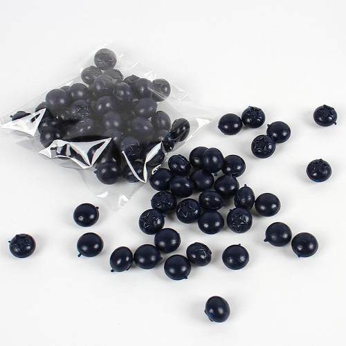 源头PVC仿真小号蓝莓水果模型diy奶油胶手工食玩配件材料定制