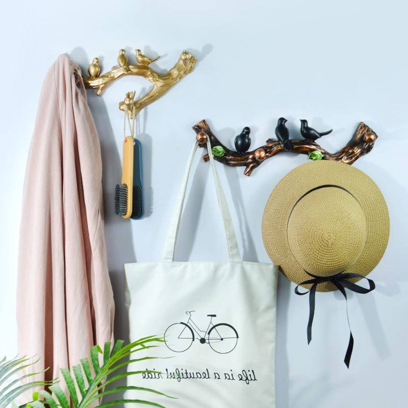 家居墙面小鸟装饰挂钩门口玄关墙上免打孔创意装饰挂衣钩,收纳整理,挂钩/粘钩,淘宝优惠券,粉丝福利购,淘宝优惠卷