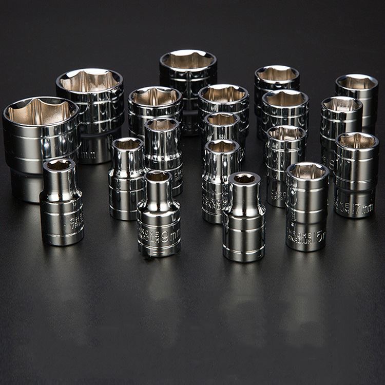 铬钒钢套筒头汽修套头1/2大飞六角套管螺丝扳手 8-32mm快速现货