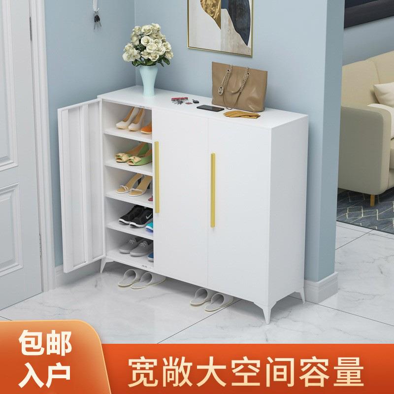 鞋柜家用门口收纳简易一体大容量储物置物架门外楼道新款室外鞋架