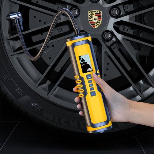 汽车车载充气泵智能无线数显轮胎车用充气泵便携式小型打气筒
