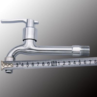 加长洗衣机水嘴 拖把池水龙头 铜芯17厘米特长龙头