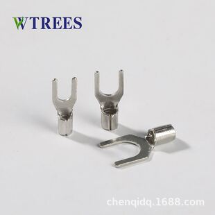 3Y形冷压接线端子 UT2 8叉形裸端头1000只 SNB1.2