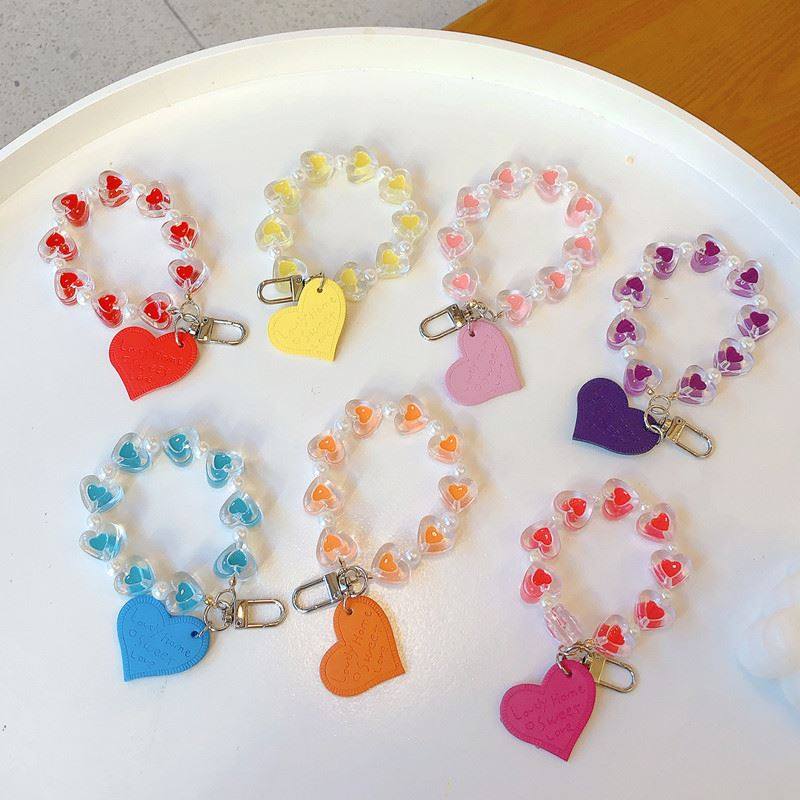 创意ins少女心爱心钥匙扣airpods耳机保护套挂件包包配饰礼物,节庆用品/礼品,钥匙扣,淘宝优惠券,粉丝福利购,淘宝优惠卷