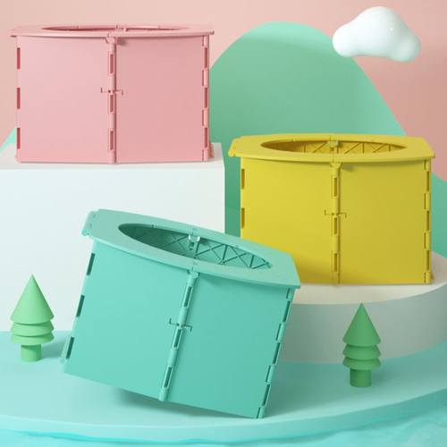 直供儿童车载折叠坐便器便携式小马桶宝宝座便器便盆送垃圾袋