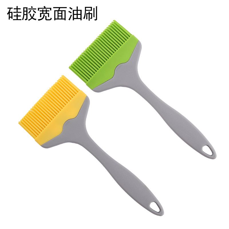 宽面大号硅胶油刷 烧烤抹油工具 烘焙调料不沾刷现货可拆卸烧烤刷
