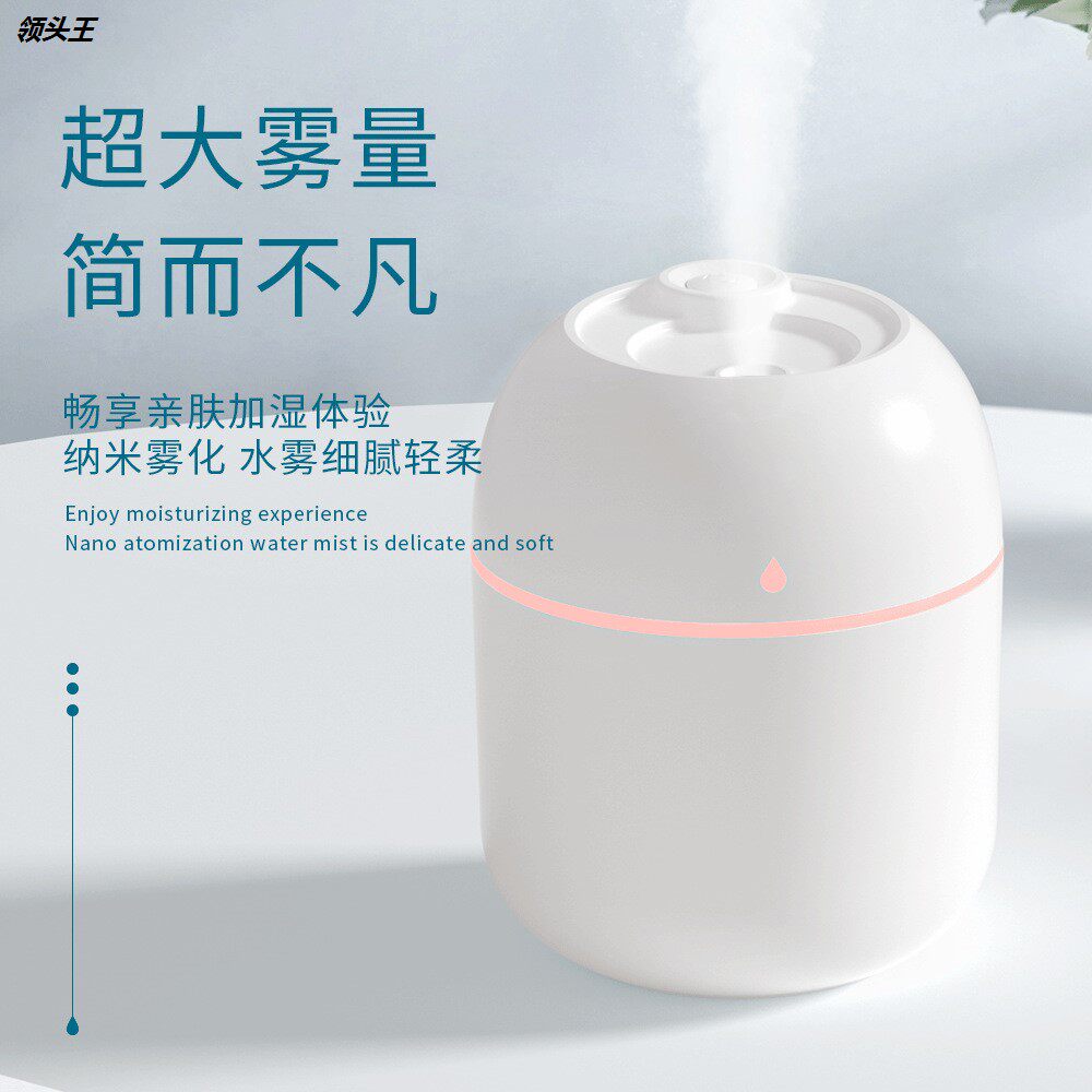 办公室大雾量USB加湿器静音车载卧室多用净化器外贸小礼品