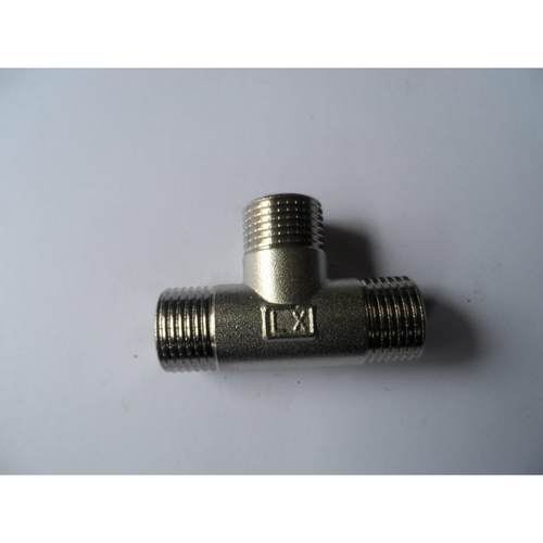 加厚管件水暖配件铜三通 4分内外丝水管三通 外螺纹三通铜三通定