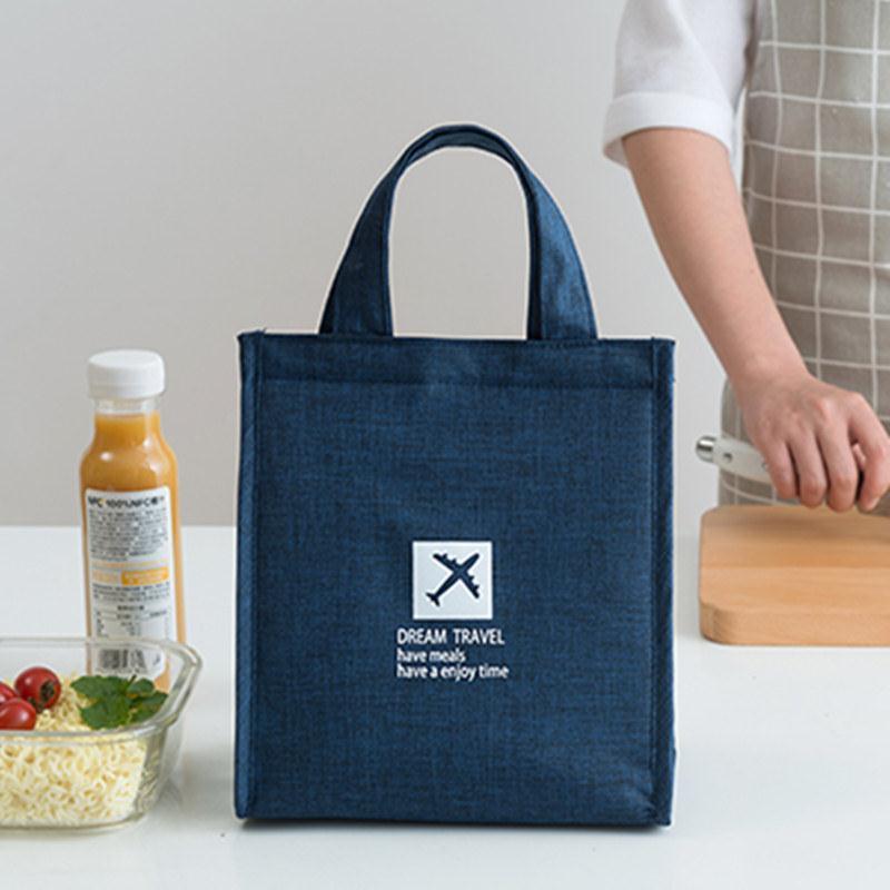 加厚便当包女防水保温包保暖保冷铝箔带饭袋子装饭盒袋手提包大号