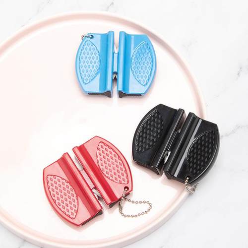 迷你磨刀器蝴蝶磨刀石厨房多功能打磨棒热销便携式陶瓷磨刀定制