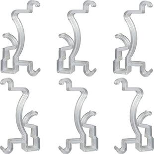 POM百叶帘夹片定制 6片套装 供应 1.78inch垂直帘透明饰片夹