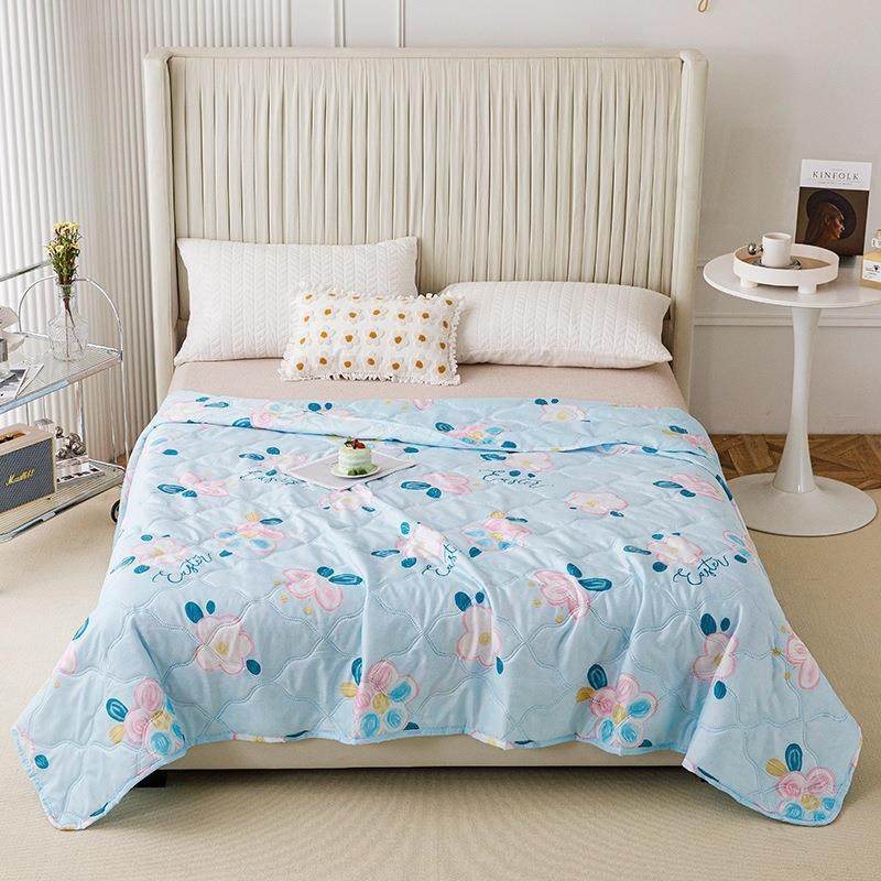 直销礼品夏被钻石绒亲肤绒礼品被空调被礼盒装薄被子可定logo定制