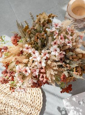 假花小野花草干花束INS仿真花厂家家居装饰跨境婚庆DY1-4389定制