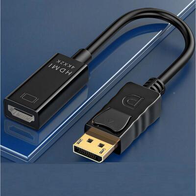 大dp转hdmi母 电视数字高清线接口DisplayPort to hdmi转接线定制
