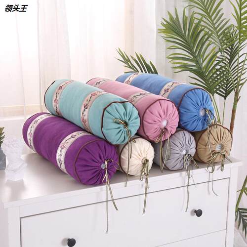 长条脚枕按摩脚枕头圆柱美容院专用品按摩床推拿垫脚拆一件厂家