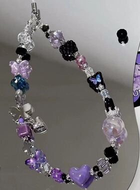 原创ins风梦幻重工轻奢少女手机链手机壳挂件ccd相机链条网红通用