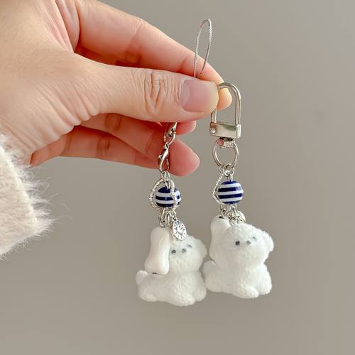 可爱卡通植绒手机挂件包包挂饰书包装饰挂坠钥匙扣百搭饰品