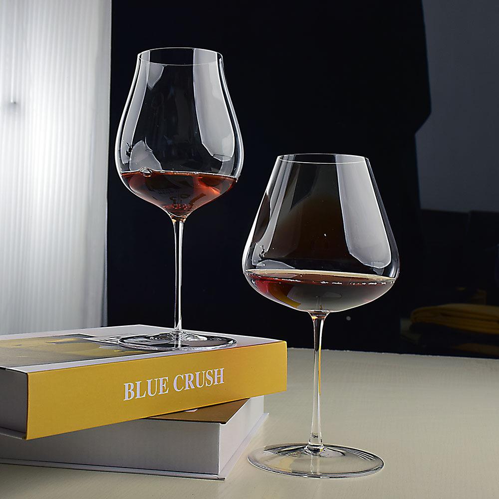 超薄红酒杯源头工厂手工打造高脚杯勃艮第杯勃艮第杯葡萄定制