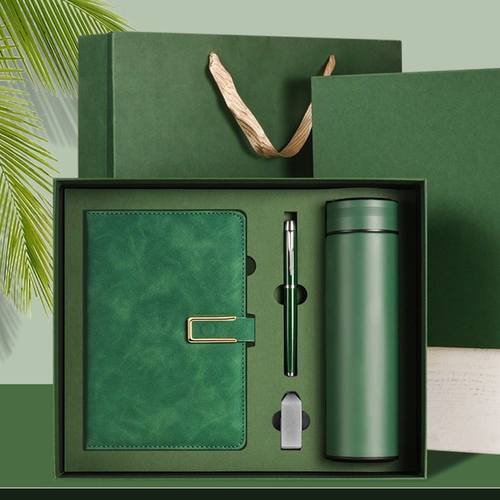 笔记本保温杯商务礼品套装logo开业活动周年庆纪念伴手礼盒