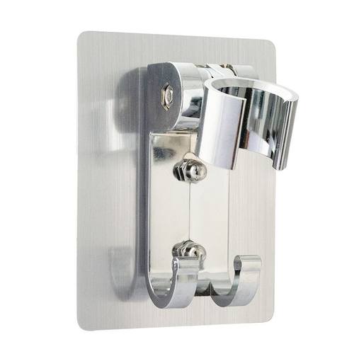 太空铝免打孔花洒无痕贴手持花洒支架莲蓬头可调淋浴喷头底座插架