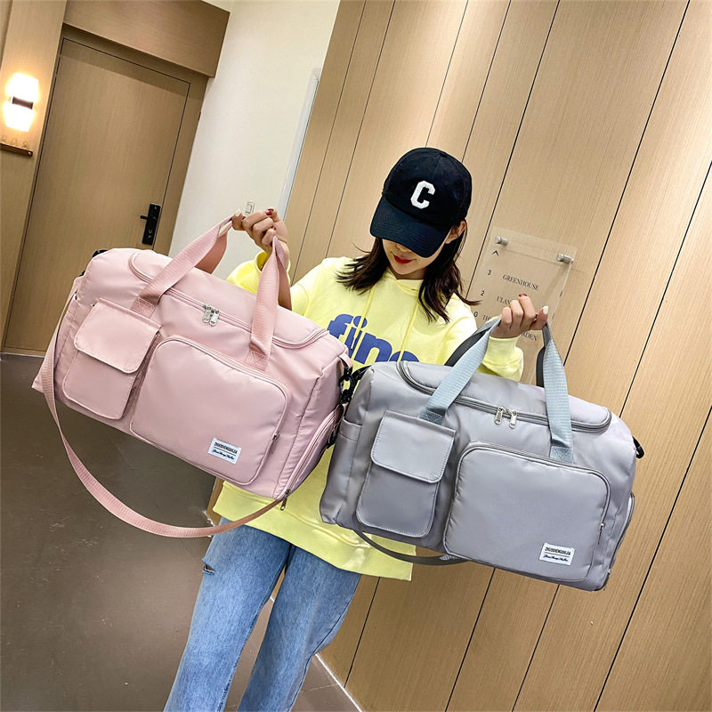 旅行包大容量待产包包新款运动手提袋斜跨行李箱挂包健身收纳袋