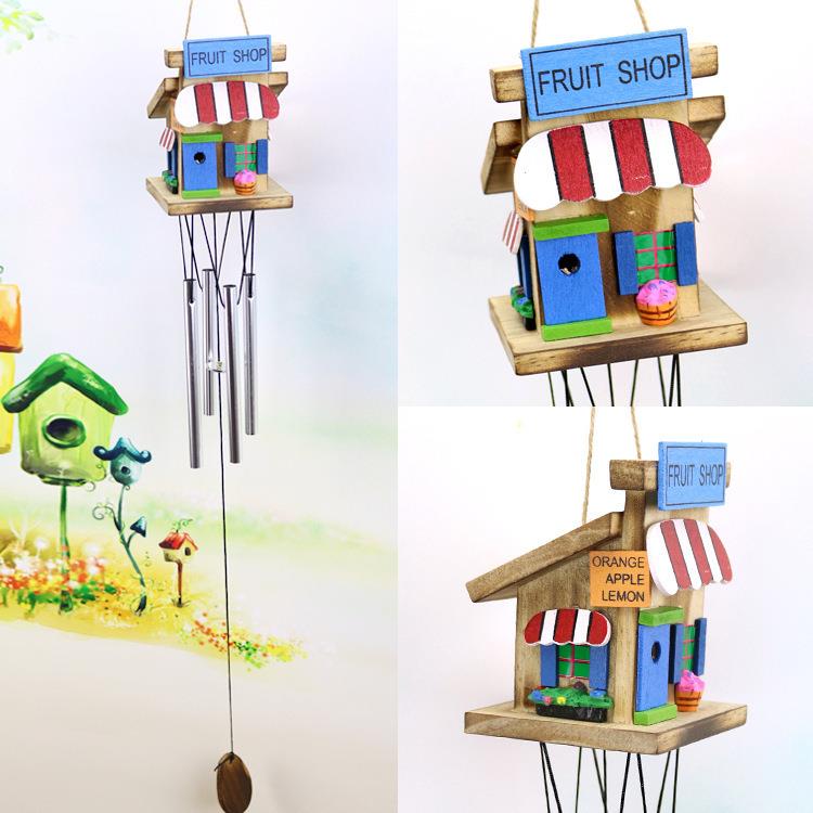 创意日式小木屋风铃创意学生卧室