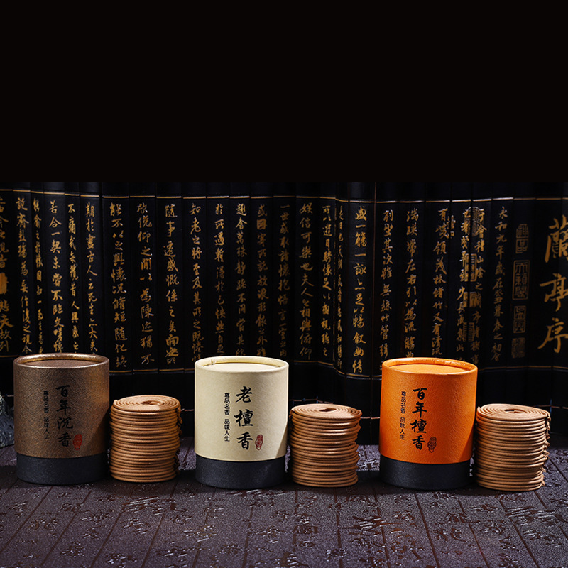 盘香 檀香 沉香 卧香线香熏香 2小时卫生香直销