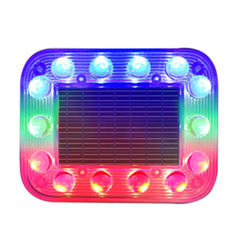 夜间汽车防追尾警示灯 太阳能爆闪灯货车电动车示宽尾灯氛围灯