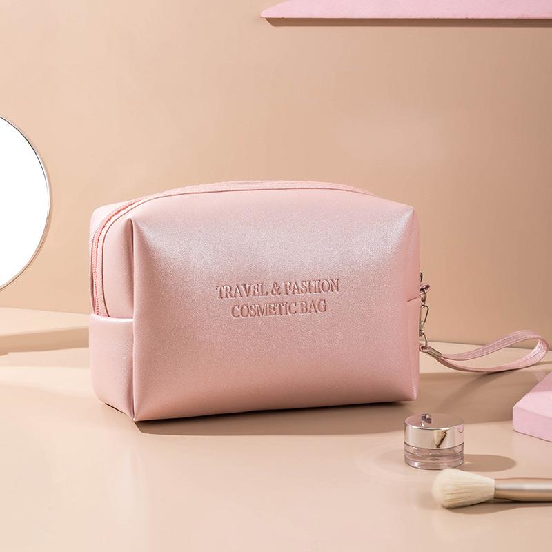 韩版PU皮化妆包旅行防水便携洗漱包化妆品收纳包可印LOGO定制