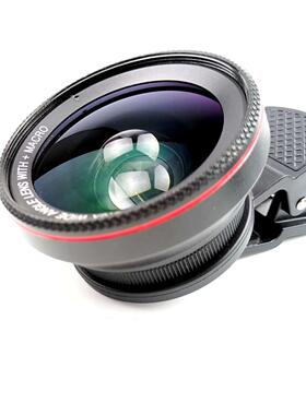 4K高清无畸变广角手机镜头微距镜头0.6X手机拍摄镜头手机美颜镜头