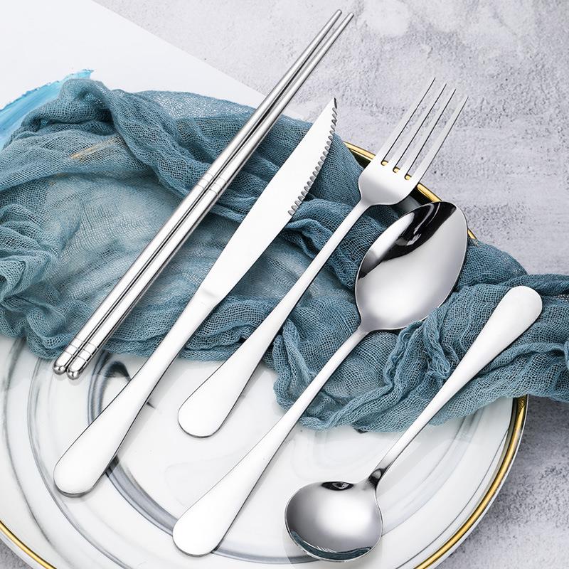 不锈钢餐具勺子刀叉勺西餐具公勺公筷西餐具套装定制