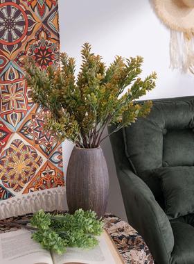 INS跨境米仔兰配草仿真花厂家假花绿植物婚庆装饰品MW20208定制