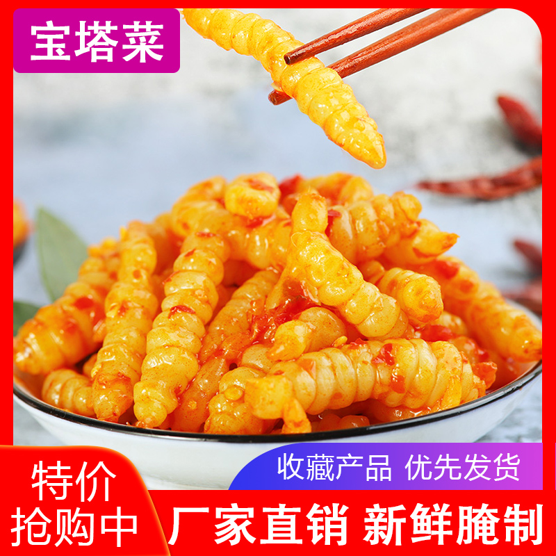 500g红油地环香辣批发包邮宝塔菜