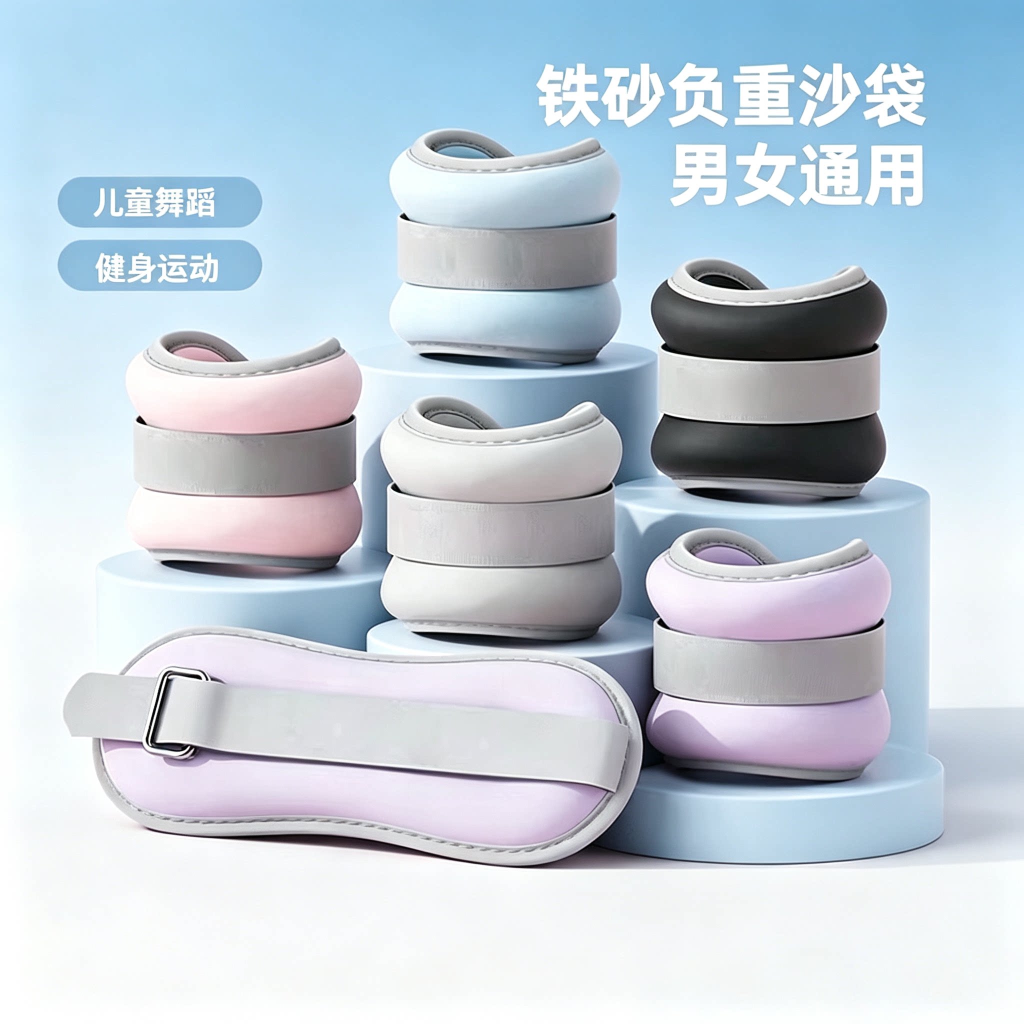 负重沙袋绑腿跑步舞蹈力量训练